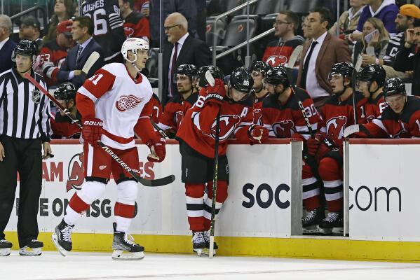 Red wings third jersey on sale